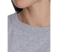Calvin Klein Performance Women's Sleeveless Puff-Logo Cropped Top
