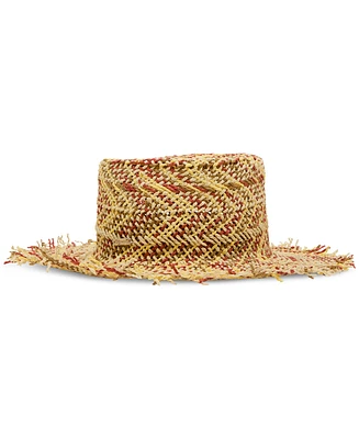 Steve Madden H-Coley Coastal Chevron Straw Bucket Hat