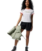 Columbia Womens Lillian Ridge Ii Jacket Rolling Bend Graphic Ringer Tee Bluevista Hill Shorts