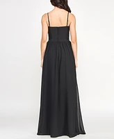 Seni & Cade Juniors' Sweetheart-Neck Sleeveless Gown