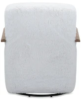 Glympton 29" Fabric Swivel Chair, Exclusively at Macy's