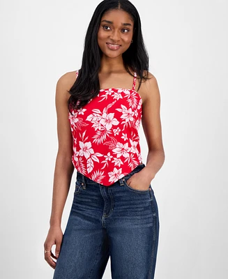 Madden Girl Juniors' Hibiscus Bandana Top