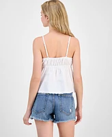 Madden Girl Juniors' Cotton Babydoll Top