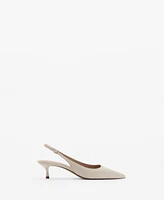 Mango Women's Heel Leather Shoes