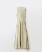 Mango Women's Bow Back Detail Satin Dress