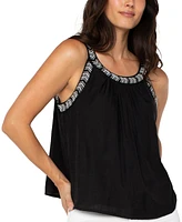 Liverpool Los Angeles Women's Sleeveless Beaded Tank Top