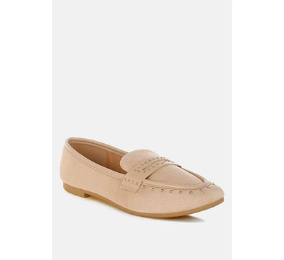 Lumina Penny Strap Studded Loafers