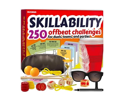 Quokka Challenge Game Set - 250 Unique Cards with Fun Tasks - Family Game