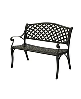 Mondawe Outdoor Aluminum Bench