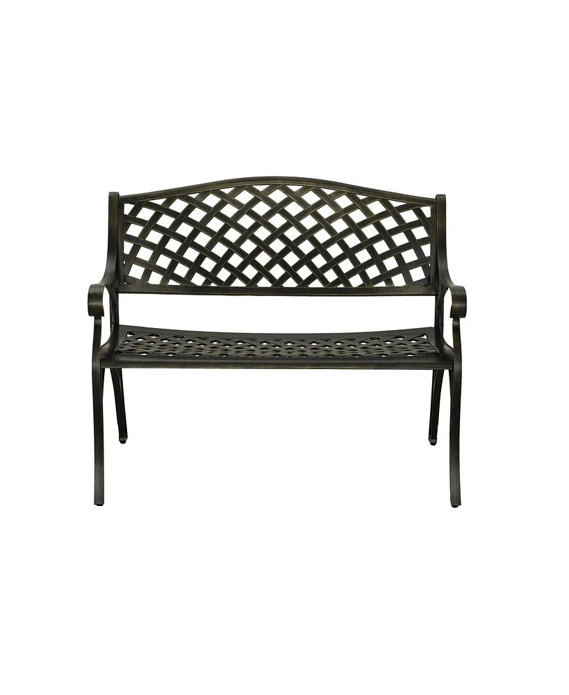 Mondawe Outdoor Aluminum Bench