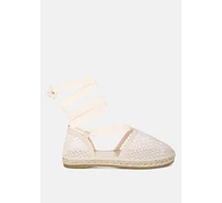 Sonara Mesh Flat Espadrille Sandals