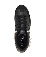 Guess Women's Naoko Charms Lace-Up Court Sneakers