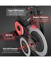 Joroto X2|X2PRO Exercise Bike, X4S Bluetooth Stationary Indoor Cycling Bike with Readable 100 Levels Magnetic Resistance, Plus 12.6 inch Tablet Bracke