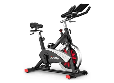 Joroto X2|X2PRO Exercise Bike, X4S Bluetooth Stationary Indoor Cycling Bike with Readable 100 Levels Magnetic Resistance, Plus 12.6 inch Tablet Bracke