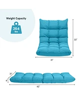 14-Position Adjustable Folding Lazy Gaming Sofa