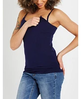 Motherhood Maternity Plus Clip Down Nursing Tank Top Cami - 2 Pack