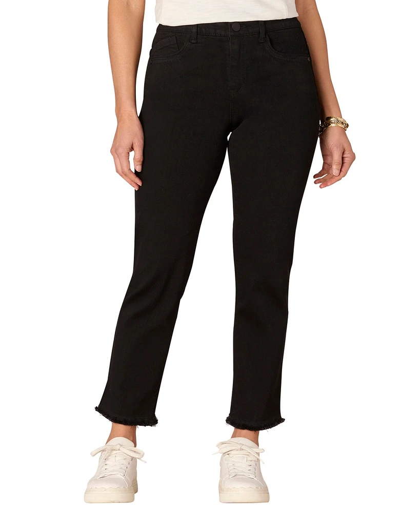 Democracy Women's Absolution High Rise Slim Straight Jeans