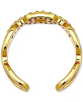 Giani Bernini Cubic Zirconia Link Adjustable Toe Ring Sterling Silver (also 18k Gold-Plated Silver), Exclusively at Macy's
