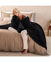 Shaggy Faux Fur Sherpa Blanket