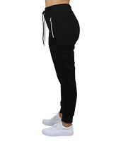 Galaxy By Harvic Women's Loose Fit Fleece Lined Jogger Sweatpants with Zipper Pockets