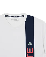 Lacoste Men's Short Sleeve Performance Logo Stripe T-Shirt - HI1