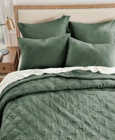 Levtex Washed Linen Quilted Sham, Standard