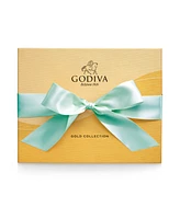 Godiva Assorted Milk Chocolate Gift Box with Aqua Ribbon