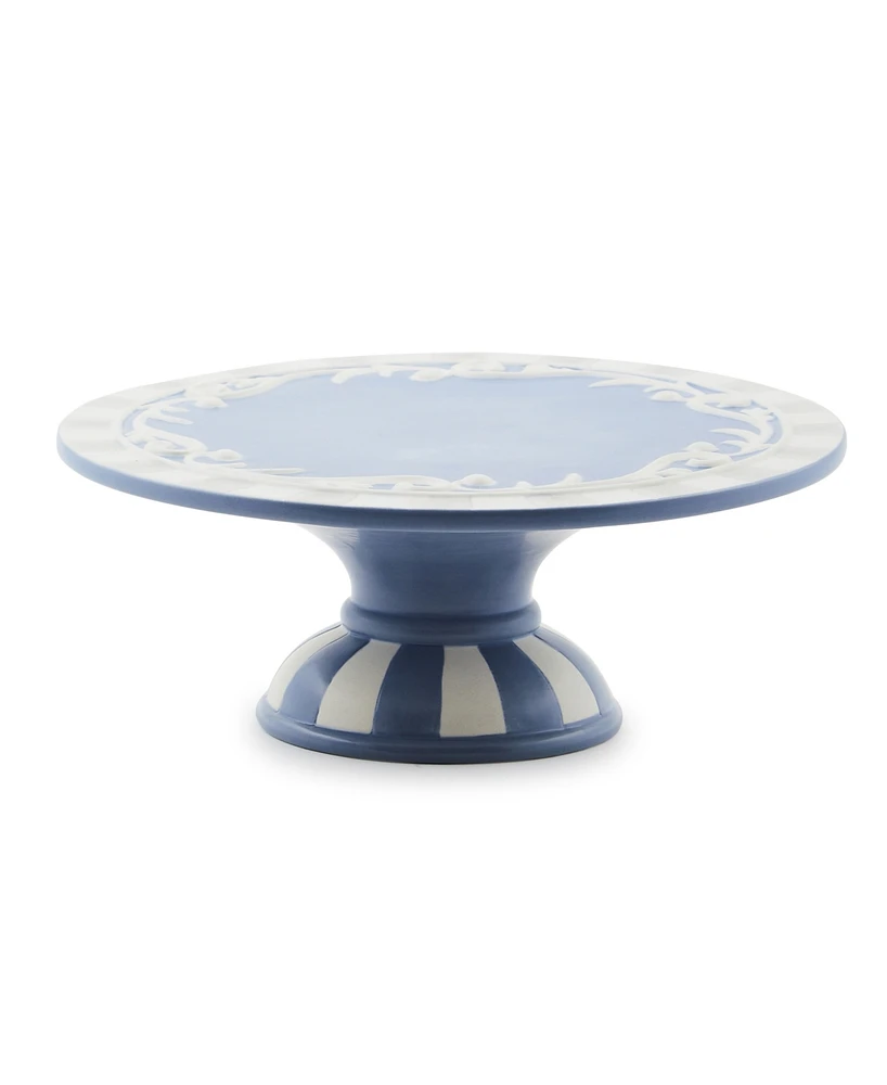 Mackenzie-Childs Cameo Small Pedestal Platter