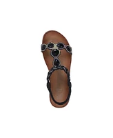 Gc Shoes Women's Victoria Jeweled Flat Sandals