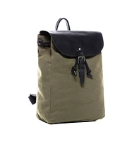 Explorer Elegance Leather Backpack