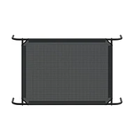 Elevated Dog Bed Black L Textilene