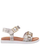 Nina Big Girls Saturn Footbed Sandals