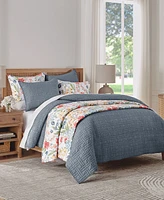 Levtex Melange Stitch Stitching -Pc. Quilt Set