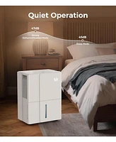Cowsar 2500sq.ft Multifunctional Dehumidifier, 22-Pint, Drain Hose, Smart Humidity Ctrl