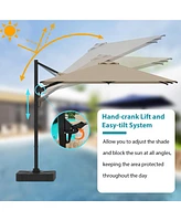ft. Patio Umbrella Square Cantilever Umbrella