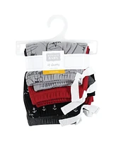 Hudson Baby Boys Shorts Bottoms 4-Pack, Pirate, 9-12 Months