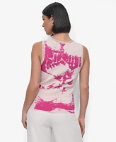 Dkny Women's Floral Sweater-Knit Tank