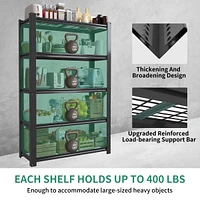 5 Tiers Metal Heavy-Duty Garage Storage Shelving Unit