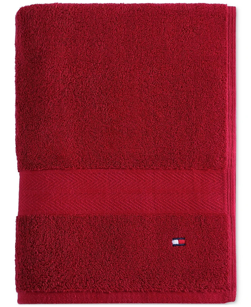 Tommy Hilfiger Home Modern American Solid Cotton Bath Towel, 30" x 54"