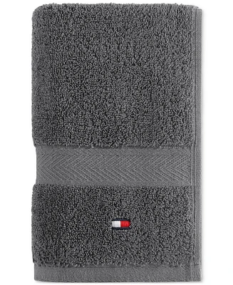 Tommy Hilfiger Home Modern American Solid Cotton Hand Towel, 16" x 26"