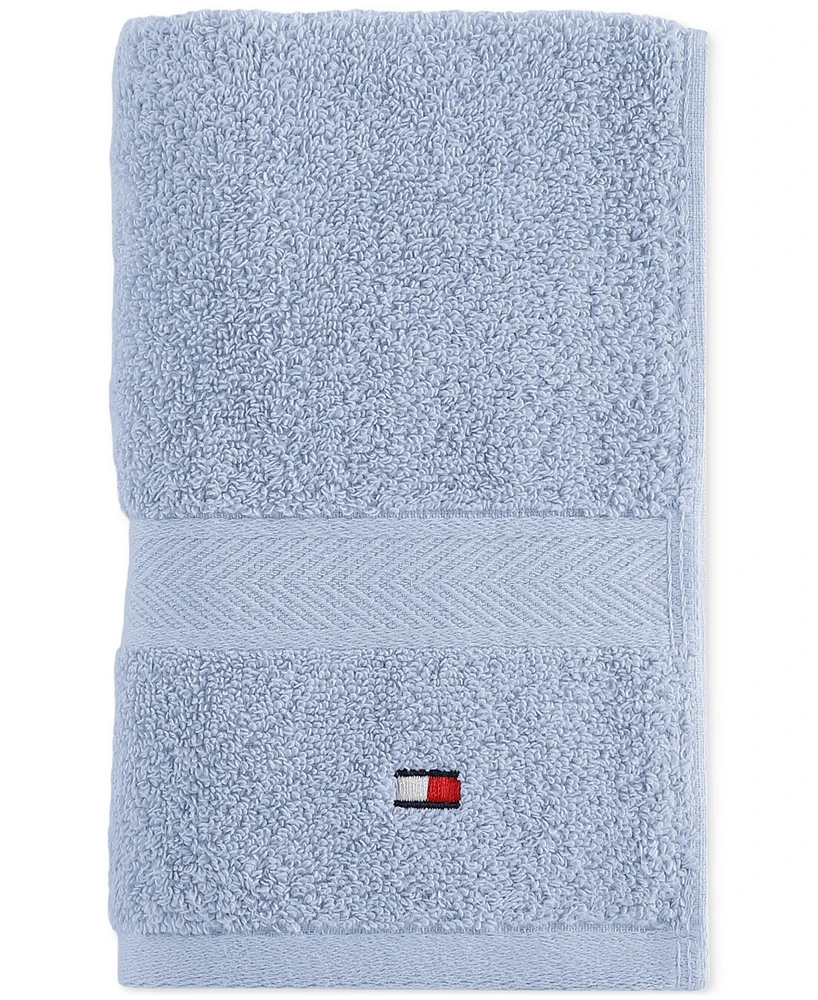 Tommy Hilfiger Home Modern American Solid Cotton Hand Towel, 16" x 26"