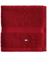 Tommy Hilfiger Home Modern American Solid Cotton Washcloth, 13" x