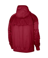 Nike Men's Crimson Oklahoma Sooners Wind Runner Raglan Full-Zip Jacket