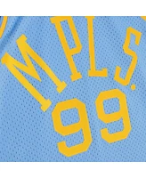 Mitchell & Ness Men's George Mikan Light Blue Minneapolis Lakers 1948/49 Swingman Jersey