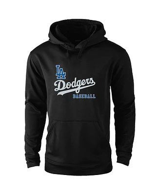 Dunbrooke Men's Black Los Angeles Dodgers Champion Pullover Hoodie