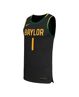Nike Men's 1 Black Baylor Bears Replica Basketball Jersey