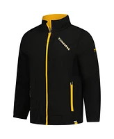 Fanatics Men's Black Pittsburgh Penguins Woven Rink Full-Zip Jacket