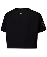 Pro Standard Women's Black Cleveland Cavaliers Jewels Boxy Cropped T-Shirt