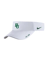 Nike Men's White Baylor Bears On-Field Softball Authentic Ace Performance Adjustable Visor Hat