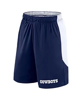 Fanatics Men's Navy/White Dallas Cowboys Big Tall Launch Shorts